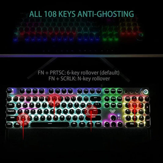 Aula F2088 Wired Mechanical Gaming Keyboard