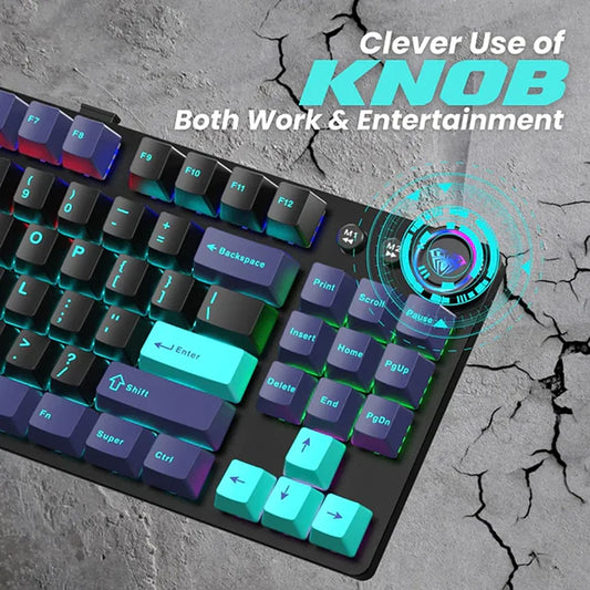 Bluetooth Aula M75 Tri Mode Black Wireless Mechanical Gaming Keyboard