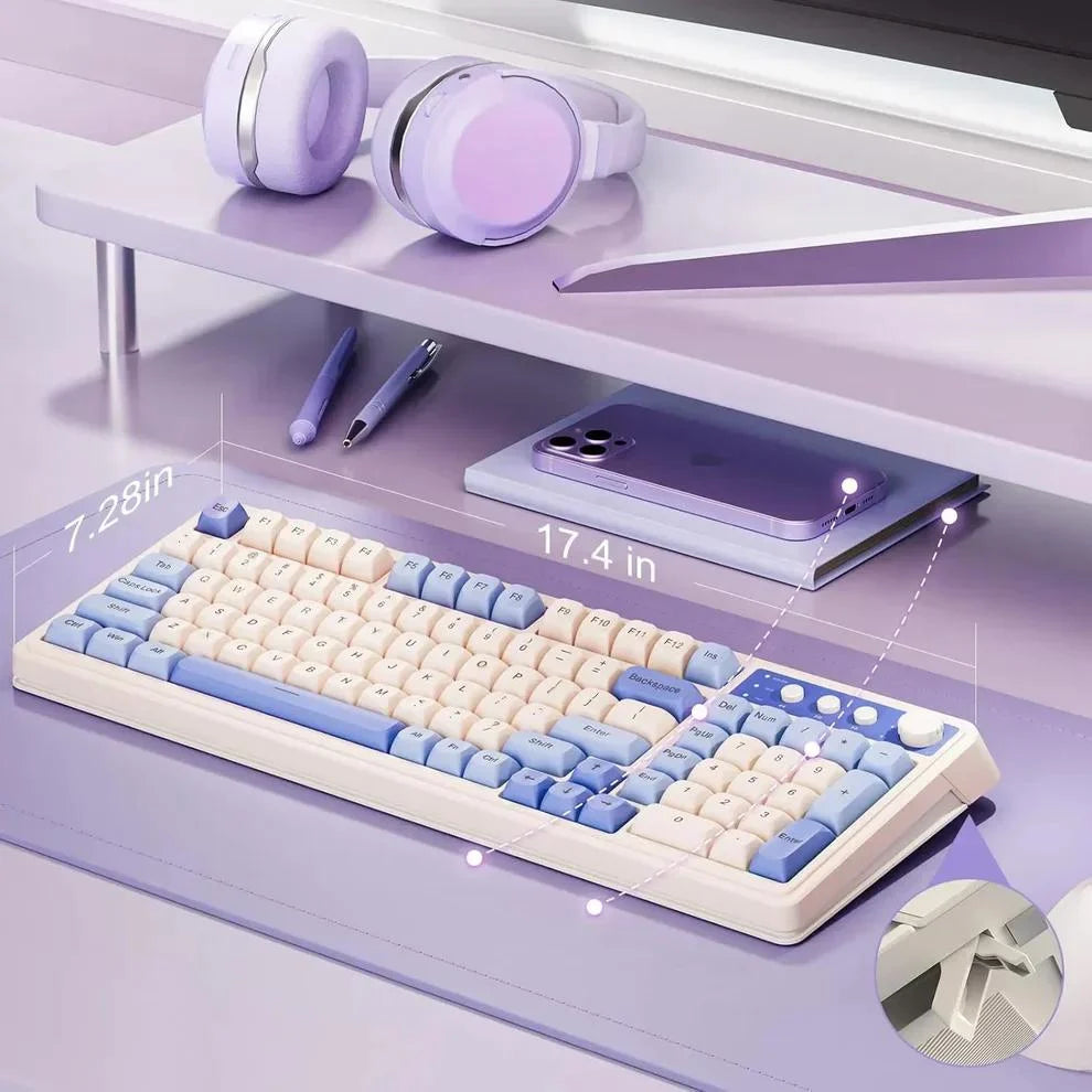 AULA S99 Tri-Mode Membrane Gaming Keyboard